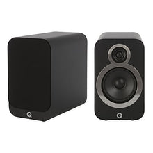 Load image into Gallery viewer, Q ACOUSTICS 3020I Bookshelf Speakers - Pair - Carbon Black - Home Decor Lo