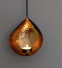 Load image into Gallery viewer, Collectible India Set of 2 Metal Wall Sconces Tealight Candle Holders Wall Hanging Gift Candle Lamp Tea Light Holder | Candles Decorations Diwali Gifts Lights Home Decor - Home Decor Lo
