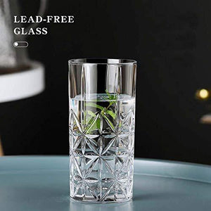 Empire Glassware Liberty Water Glasses , Set of 6 , 280 ML - Home Decor Lo