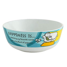 Load image into Gallery viewer, Clay Craft Ceramic Happiness is Snack/Cereal Bowl, Multicolour, Set of 4 - Home Decor Lo