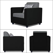 Load image into Gallery viewer, Adorn India Rio Highback 3-1-1 5 Seater Sofa Set (Black & Grey) - Home Decor Lo