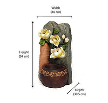 Load image into Gallery viewer, @home by Nilkamal Bloom Floral Water Fountain, Multicolor - Home Decor Lo
