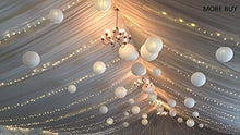 Load image into Gallery viewer, MORE BUY Decorators 14 inch (36 cm *36 cm) White Hanging Paper Lantern(10 Pc) Paper Ball Lamp Shade for Diwali, Party,Decoration (Pack of 10 White) - Home Decor Lo