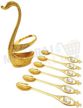 Load image into Gallery viewer, VAKHAR Swan Spoon Fork Rack Salad Spoon Fruit Dessert Fork Swan Cutlery Holder Tableware Rack Dinnerware Storage - Home Decor Lo