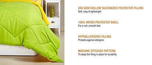 Load image into Gallery viewer, Amazon Brand - Solimo Microfiber Reversible Comforter, Single (Olive Green & Cheery Yellow, 200 GSM) - Home Decor Lo