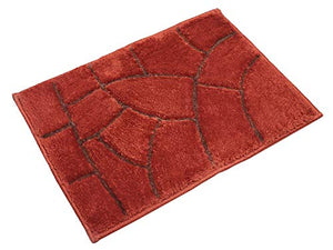 SSHOMEZ Super Soft Microfiber Cotton Anti-Slip Bath Mat 40x60 cm – Pack of 1, Bronze - Home Decor Lo