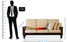 Load image into Gallery viewer, Strata Furniture Solid Rosewood and Sheesham Wood Sofa Set (Walnut Brown) - Home Decor Lo