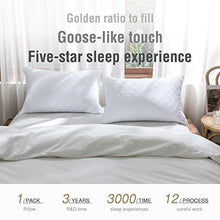 Load image into Gallery viewer, Bed Pillows for Sleeping(2-Pack) Luxury Hotel Collection Gel Pillow Good for Side and Back Sleeper & Hypoallergenic-Queen Size - Home Decor Lo