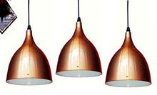 Load image into Gallery viewer, BrightLyts Golden_Aluminium Hanging Pendant Ceiling Lights Lamp - Set of 3 Pieces (Medium) - Home Decor Lo
