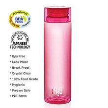 Load image into Gallery viewer, Cello H2O Unbreakable Plastic Bottle Set, 1 Litre, Set of 6, Multicolour - Home Decor Lo