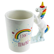 Load image into Gallery viewer, BonZeal 3D Ceramic Unicorn Mug Coffee Tea Mug 1 Piece 380 ml - Home Decor Lo