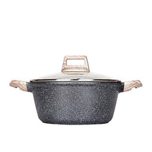 Load image into Gallery viewer, CAROTE Essential Woody - Nonstick Coating Granite Casserole Saucepot with Lid (28 cm) - Home Decor Lo