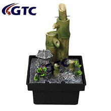 Load image into Gallery viewer, GTC Water Fountain Bamboo Nature Show Piece for Home Decorative for Drawing Room Living Room Waterfall Decorative Item with Mini Water Pump (ITN-9071) - Home Decor Lo