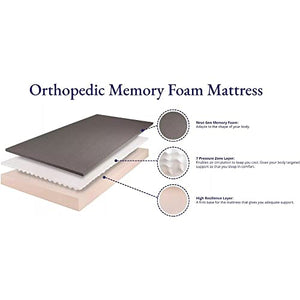 Wakefit Orthopedic Memory Foam 10-Inch Double Size Mattress