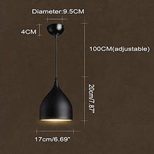 Load image into Gallery viewer, SL Light Decorative Pendant Ceiling Light (Black) - Set of 3 - Home Decor Lo