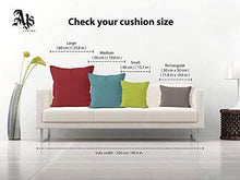 Load image into Gallery viewer, AJS Living Cushion Cover, Pillow for Home Office School Chair seat, Takiya of Off- White & Black Every Day Cushions, Colour White and Black, Size- 18 x 18 inch/45 * 45cm - Home Decor Lo