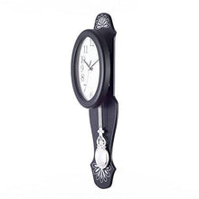Load image into Gallery viewer, eCraftIndia Decorative Polystone Water Fountain (42 cm X 23 cm X 31 cm, Brown, Wfgw9834) & Wooden Decorative Analog Oval Pendulum Wall Clock (18 cm X 3 cm X 55 cm, Black) Combo - Home Decor Lo