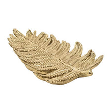 Load image into Gallery viewer, Chumbak Sara Ali Khan's Choice Lavish Leaf Gold Platter - Home Decor Lo