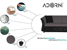 Load image into Gallery viewer, Adorn India Acura 3 Seater Sofa (Grey & Black) - Home Decor Lo