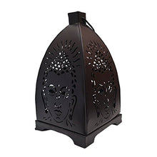 Load image into Gallery viewer, JaipurCrafts Premium Buddha Hanging Tea Light Holder | Hanging Tealight Holder (Black) (Big Size-7 in) - Home Decor Lo