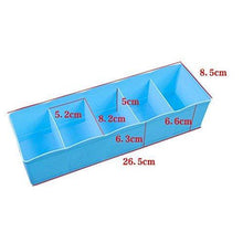 Load image into Gallery viewer, Angel Bear Socks Undergarments Storage Drawer Organiser Set of 8, (Colour May Vary) - Home Decor Lo