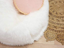 Load image into Gallery viewer, Bean Bag White Fur XXXL Size Without Beans Very Attractive And Luxury fur and leather Bean Bag - Home Decor Lo