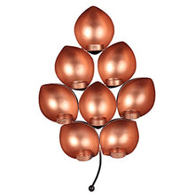 Load image into Gallery viewer, TDOC Decorative Leaf Eye Shaped Iron Wall Sconce