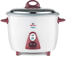 Load image into Gallery viewer, Bajaj Majesty New RCX 3, 1.5 litres, 350-Watt Multifunction Rice Cooker (White/Pink) - Home Decor Lo