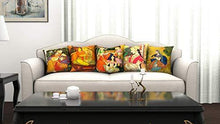 Load image into Gallery viewer, AEROHAVEN™ Set of 5 Jute Traditional Throw/Pillow Cushion Covers - CC-113 (16 x 16 Inches) - Home Decor Lo