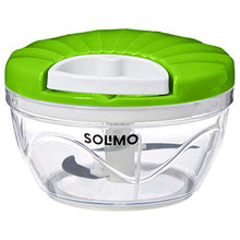 Load image into Gallery viewer, Amazon Brand - Solimo 500 ml Large Vegetable Chopper with 3 Blades, Green - Home Decor Lo