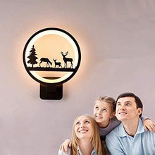Load image into Gallery viewer, Smartway ® -15W Wall Led Lamp Round 3 Deer (Warm White) - Home Decor Lo
