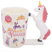 Load image into Gallery viewer, BonZeal 3D Ceramic Majestic Princess Unicorn Horse Mug Coffee Tea Mug 1 Piece 350 ml - Home Decor Lo