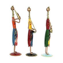Load image into Gallery viewer, Handicrafts Paradise Iron Showpiece Figurine (3.25 x 3 x 12.25 inch, Multicolour) - Home Decor Lo