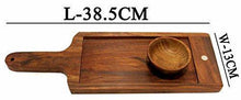 Load image into Gallery viewer, Ages Behind Wooden Tray 15" with Magnetic Bowl Wooden Tray Set for Serving - Home Decor Lo