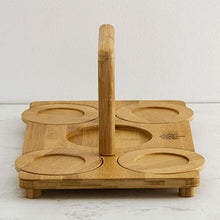 Load image into Gallery viewer, Home Centre Rhodes-Camolin 5-Piece Tea Set with Bamboo Stand - Home Decor Lo