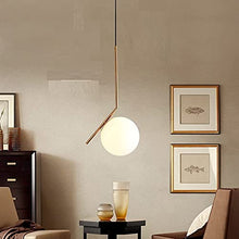 Load image into Gallery viewer, ANZZSS Spherical Gold Metal & Glass Hanging Pendant Lighting Modern Fashion Home Decore /Ceiling Light/Decoration Light