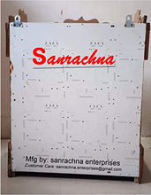 Load image into Gallery viewer, SANRACHNA Wooden Mandir for Pooja Room- Wall Hanging Temple Height-48, Length-40, Width-25 cm (White) - Home Decor Lo