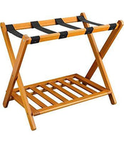 Load image into Gallery viewer, Aadvik Crafts Deluxe Straight Leg Luggage Multipurpose Wooden Stand Rack - Home Decor Lo