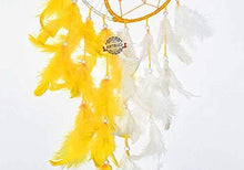Load image into Gallery viewer, ARTBUG™ Yin Yang Yellow and White Dream Catcher Wall Hanging for Positive Energy and Protection (Big 6 Inch) for Home/Office/Shop/Rooms (Pack of 1) - Home Decor Lo