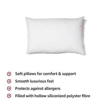 Load image into Gallery viewer, Amazon Brand - Solimo 2-Piece Ultra Soft Bed Pillow Set - 43 x 69 cm, White - Home Decor Lo