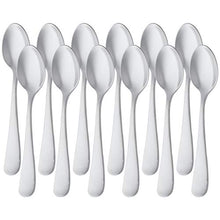 Load image into Gallery viewer, AmazonBasics Cutlery Stainless Steel Coffee Spoon with Round Edge, Pack of 12 - Home Decor Lo