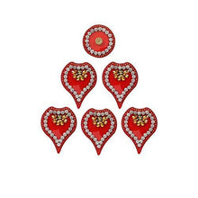 Load image into Gallery viewer, Skylofts 6 Pc Flower Acrylic Rangoli Reusable for Floor Table Decoration (7inch*7inch) - Diwali Gifts & Decorations - Home Decor Lo