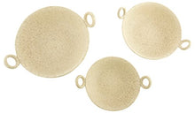 Load image into Gallery viewer, WOODENCLAVE Ceramic Kadhai Style Dinner or Lunch Serving CASSEROLE (Beige) -Set of 3 - Home Decor Lo
