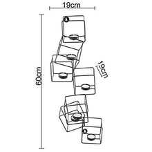 Load image into Gallery viewer, Homesake Metal Wall Sconce Cubic Votive Tealight Candle Holder with Scented Candles