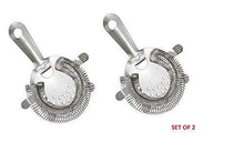 Load image into Gallery viewer, Chef Direct Stainless Steel Bar Stainer w/4 Prong // Cocktail Strainer for Bar, Restaurant, or Home by Cocktailor. - Home Decor Lo