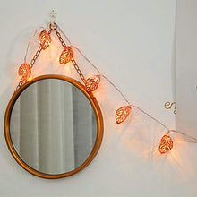 Load image into Gallery viewer, Ascension 16 Led 5 Meter Golden Metal Leaf Copper String Fairy Light for Home,Office, Diwali, Eid & Christmas Decoration Yellow - Home Decor Lo
