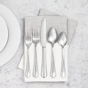 AmazonBasics Stainless Steel Dinner Forks with Scalloped Edge, Set of 12 - Home Decor Lo