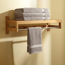 Load image into Gallery viewer, Aadvik Crafts Deluxe Straight Leg Luggage Wooden Rack - Home Decor Lo