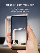 Load image into Gallery viewer, OPPLE 5W Led Desk Lamp, Flicker Free Table Lamp, Study Lamps, Rechargable & Long Battery Backup, 3 Levels Brightness Mode, Touch Control (White, Pack of 1)