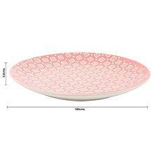 Load image into Gallery viewer, Chumbak Sara Ali Khan's Choice Weekend Picnic Pink Dinner Plate - Home Decor Lo